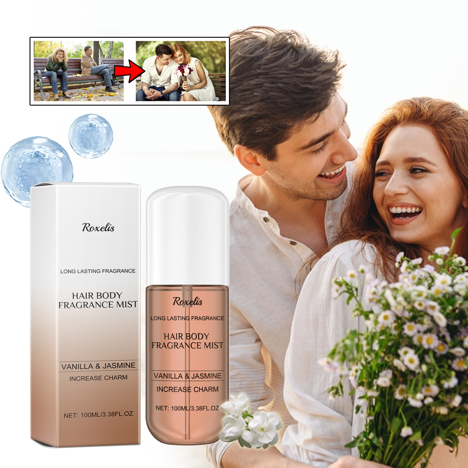 Fragrance Perfume For Hair - Hair Body Fragrance Mist Long Lasting