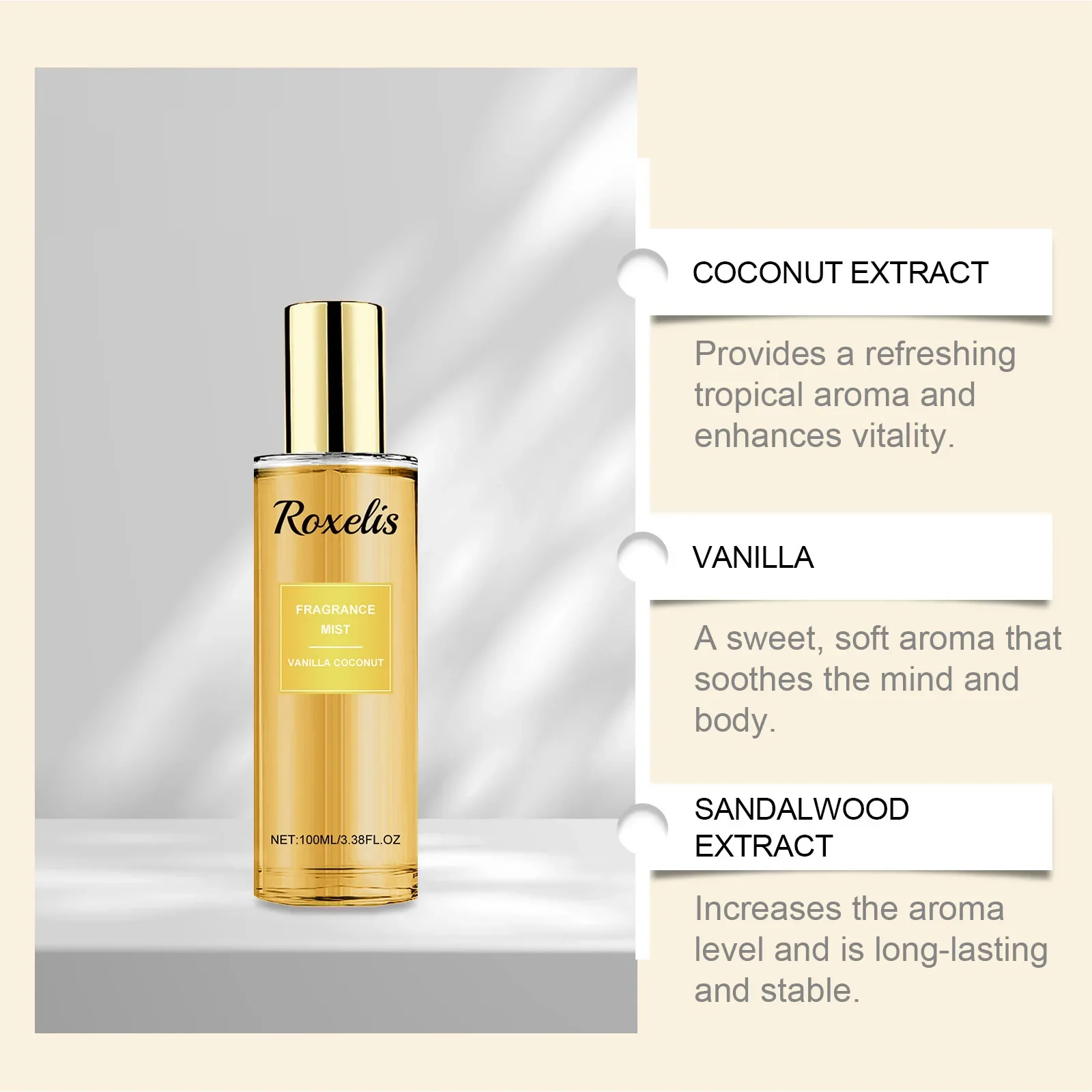 Coconut Vanilla Aroma Spray La - Fragrance Perfume For Hair ulasan dan harga