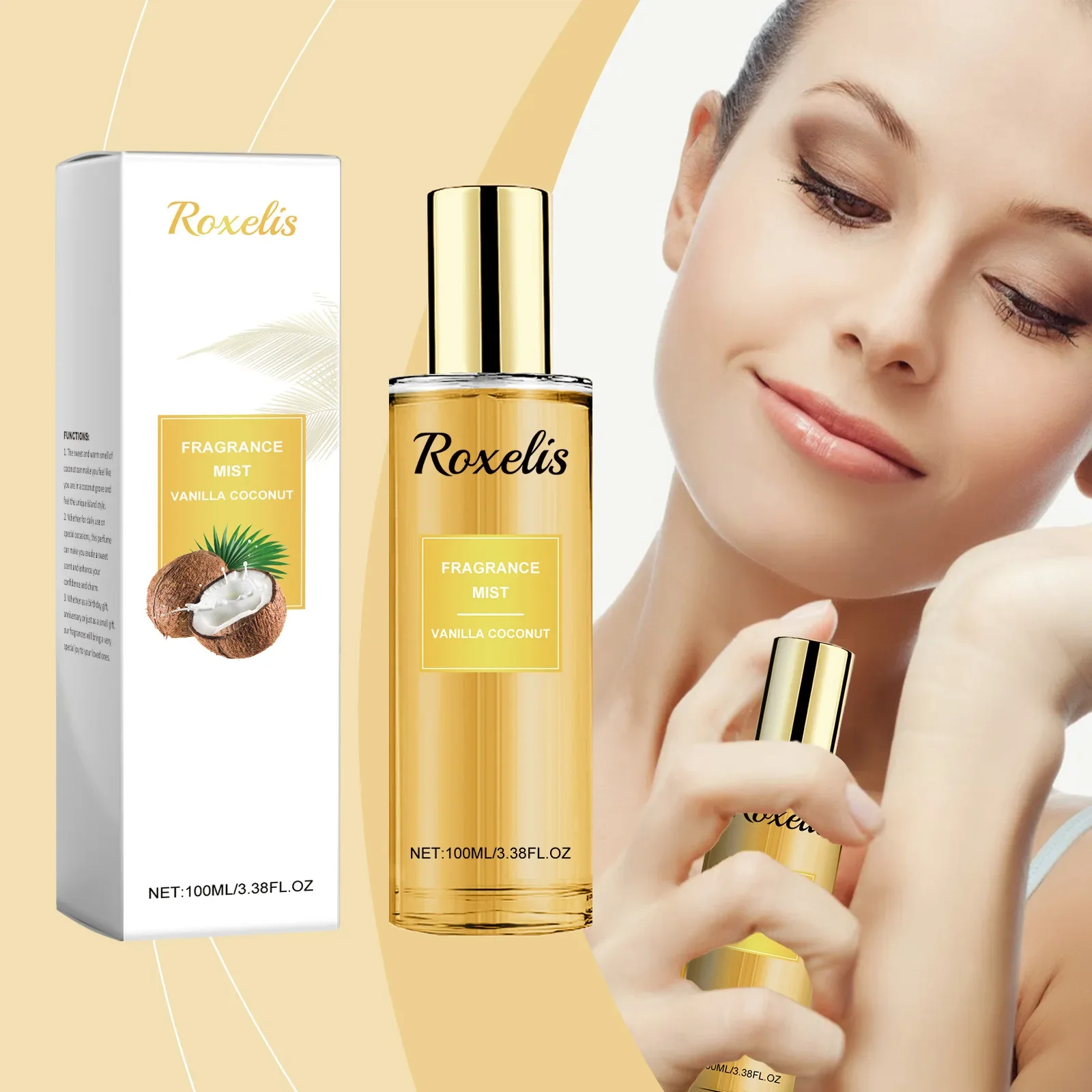 Coconut Vanilla Aroma Spray La - Fragrance Perfume For Hair ulasan dan harga