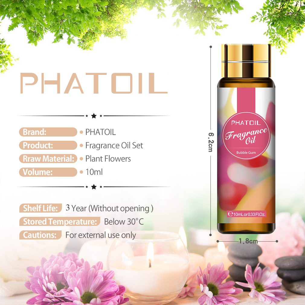 Phatoil 9pcs 10ml Fragrance Oi - Perfume Fragrance Soap ulasan dan harga