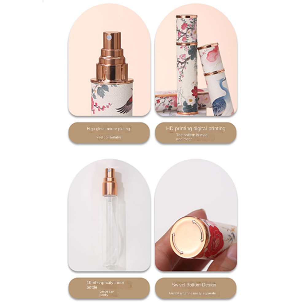 Portable PU Leather Perfume Bo - Perfume Fine Fragrance ulasan dan harga