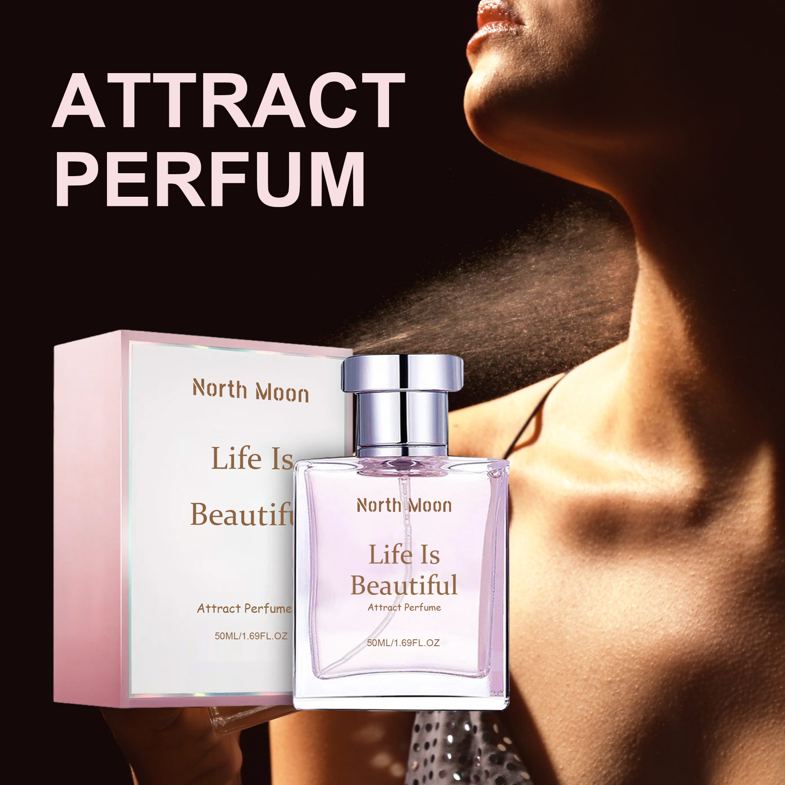North Moon 50ml Glamour Flirti - Fragrance Perfume For Hair ulasan dan harga