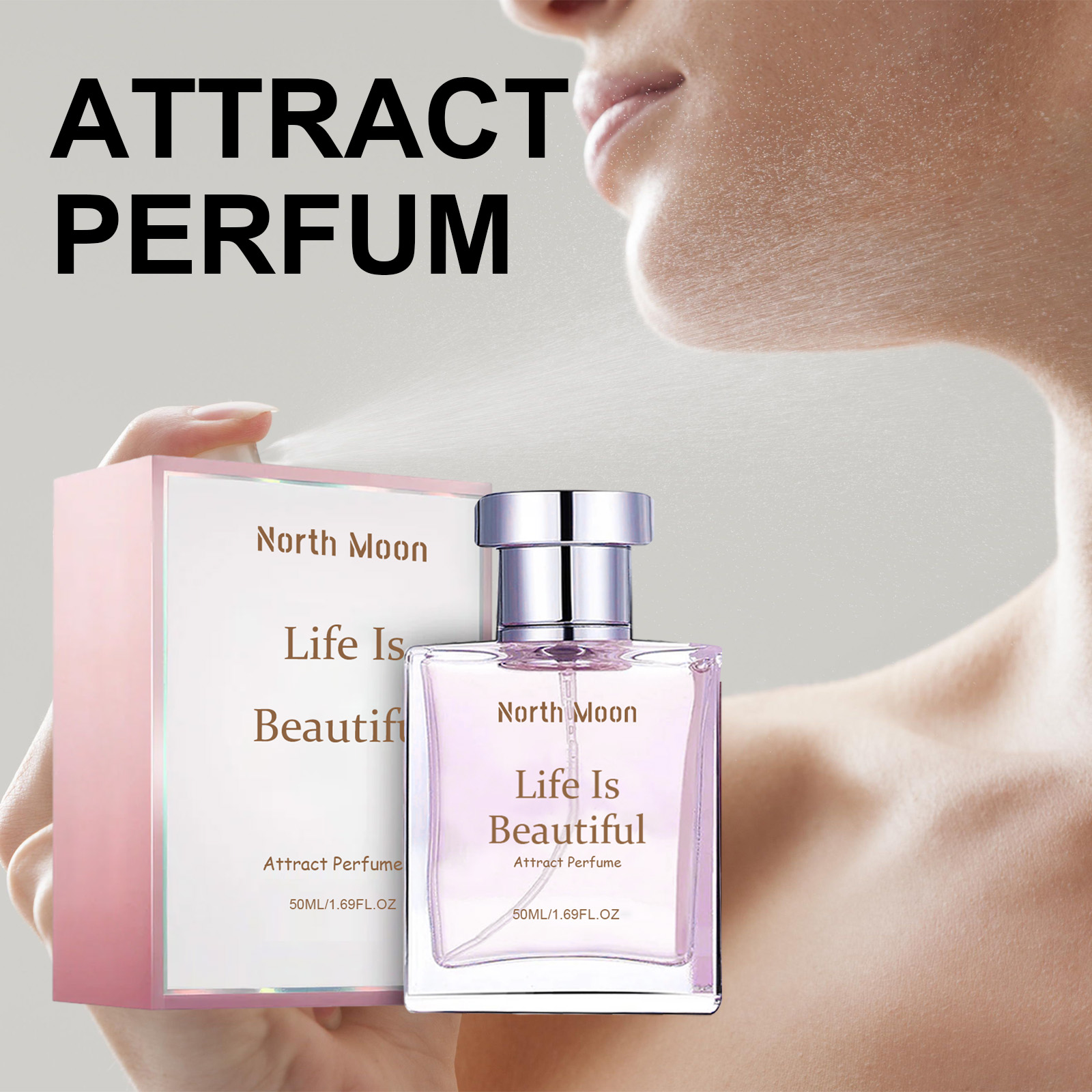 North Moon 50ml Glamour Flirti - Fragrance Perfume For Hair ulasan dan harga