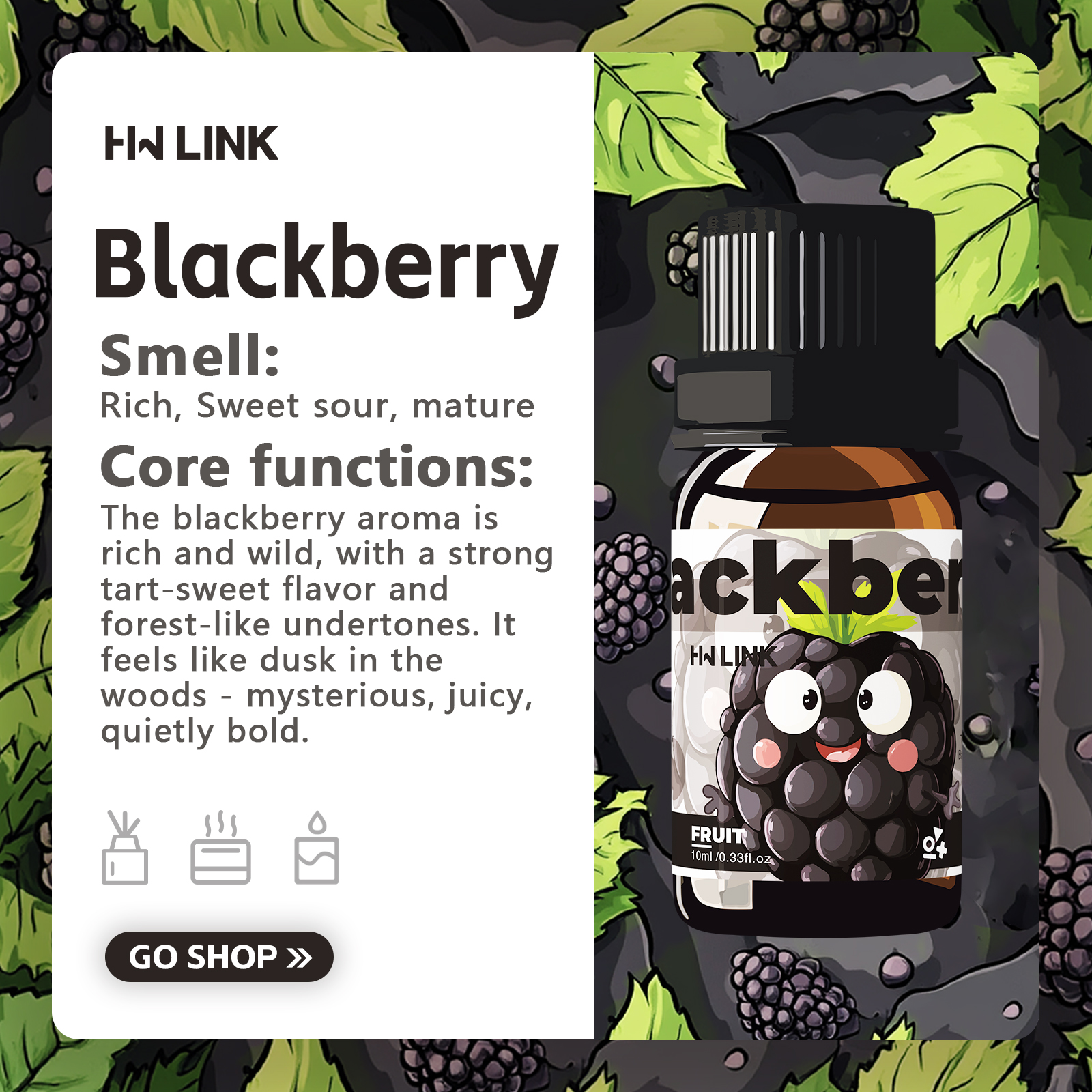 Blackberry Essential Oil Black - Perfume Fragrance Soap ulasan dan harga