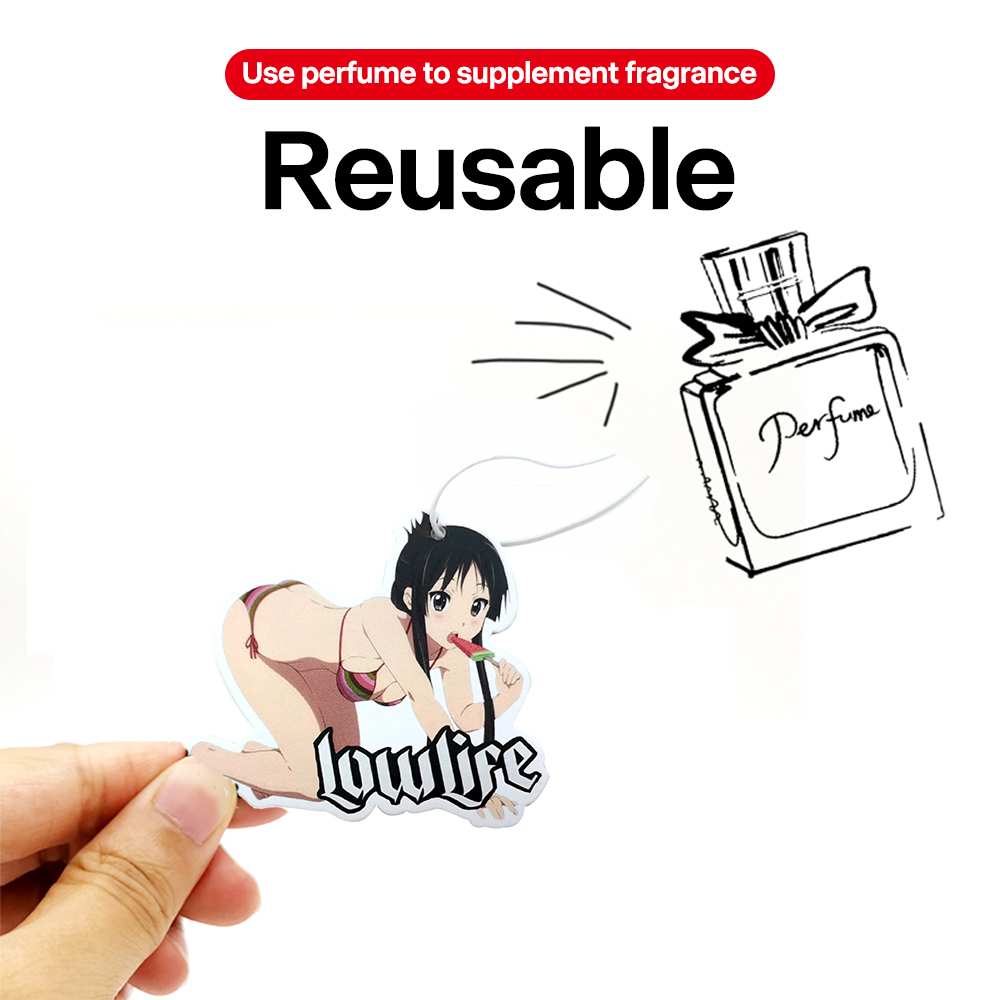 JDM Car Air Freshener Girl Pen - Perfume Fragrance Wheel ulasan dan harga
