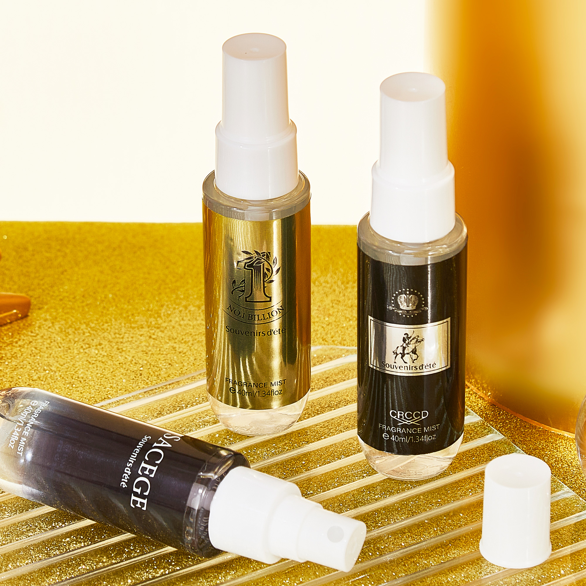 4pcs black gold men's perfume, - Fragrance Perfume For Hair ulasan dan harga