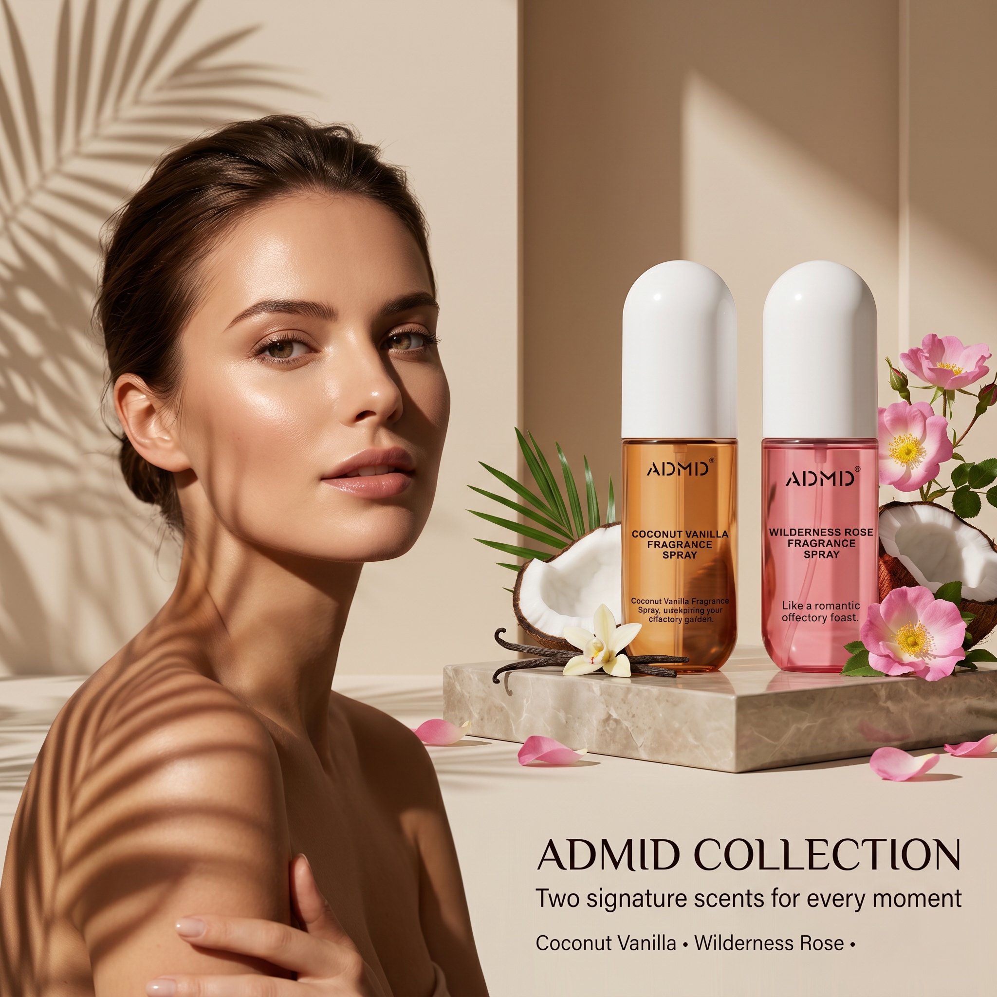 Coconut Rose Fragrance Perfume - Fragrance Perfume For Hair ulasan dan harga