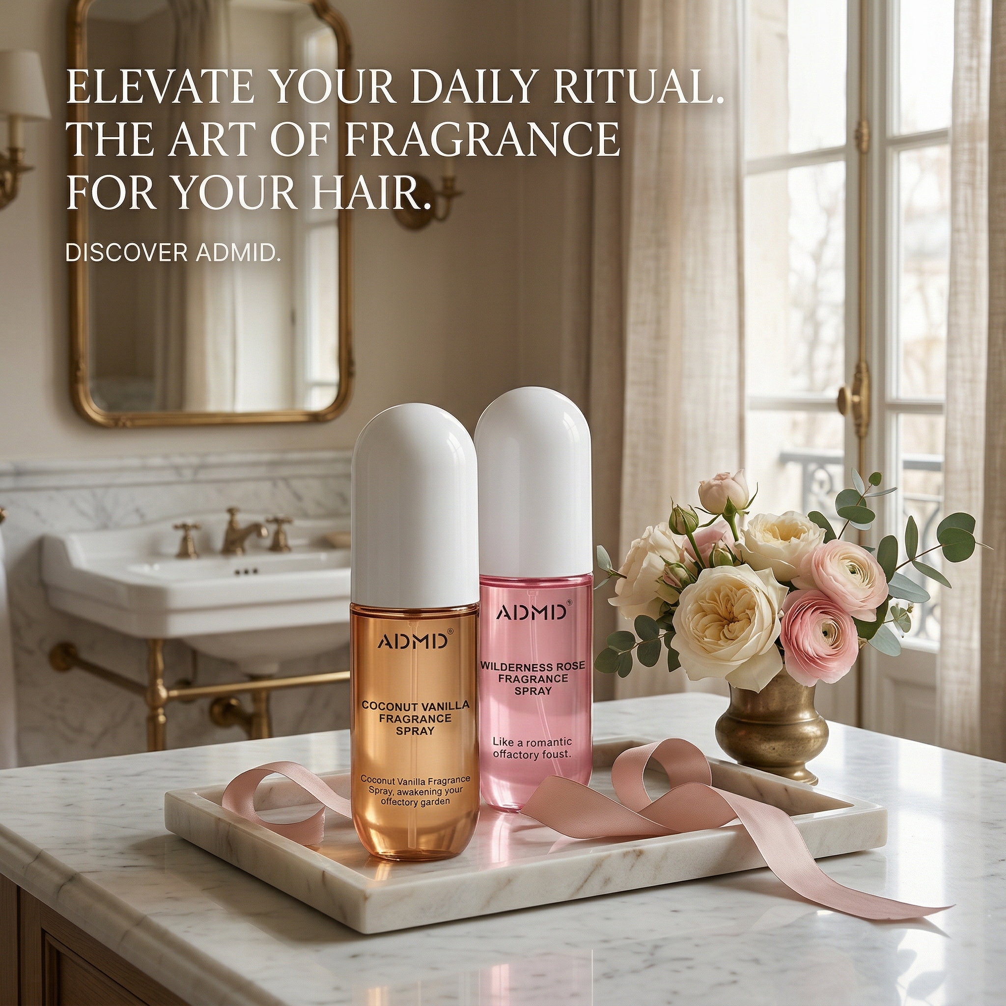 Coconut Rose Fragrance Perfume - Fragrance Perfume For Hair ulasan dan harga