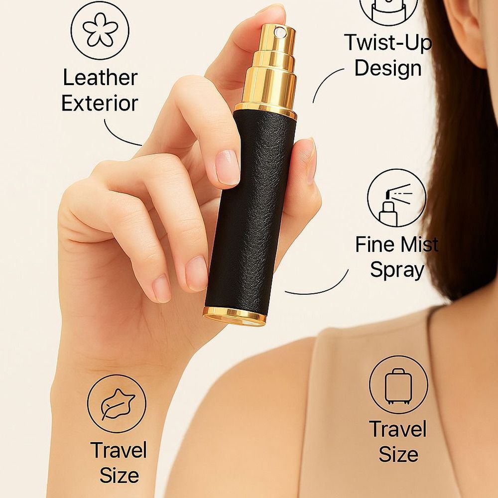 Fashion PU Leather Perfume Bot - Perfume Fine Fragrance ulasan dan harga