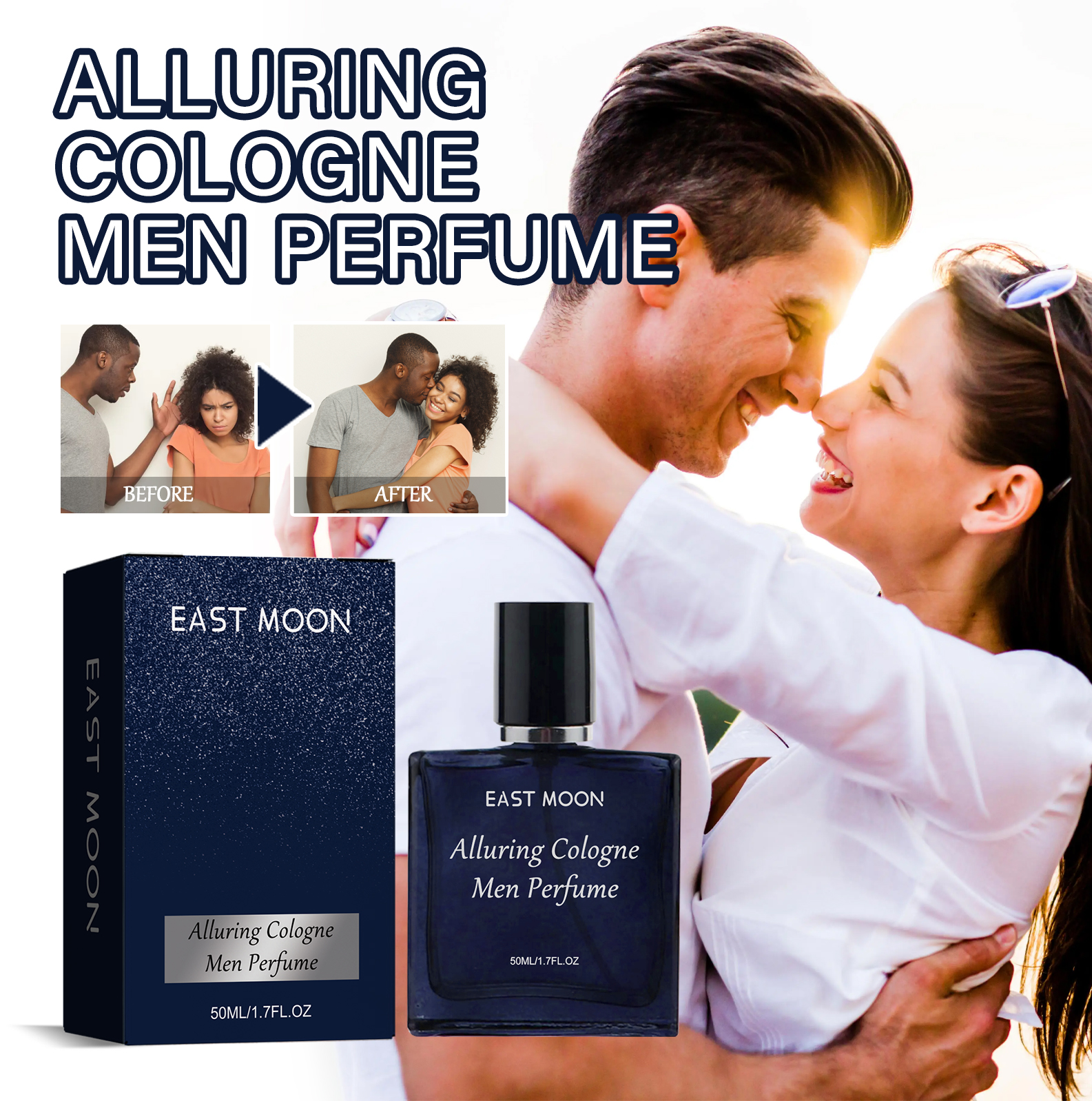 East Moon Men Cologne Fragranc - Fragrance Perfume For Hair ulasan dan harga