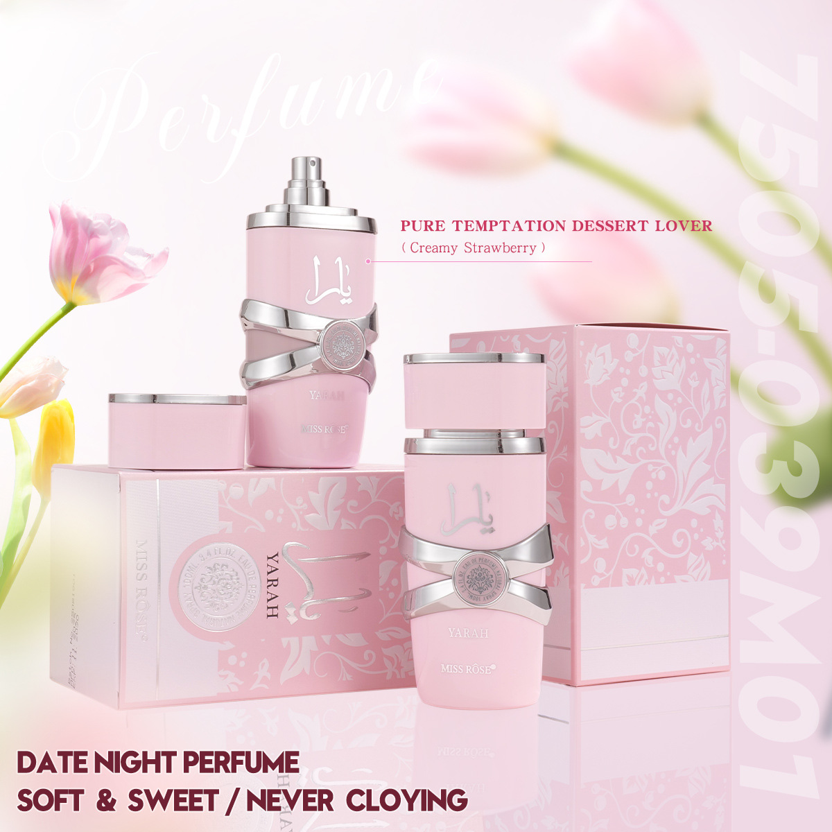 MISS ROSE Unisex Floral Fruity - Women'S Perfume Rose Fragrance ulasan dan harga
