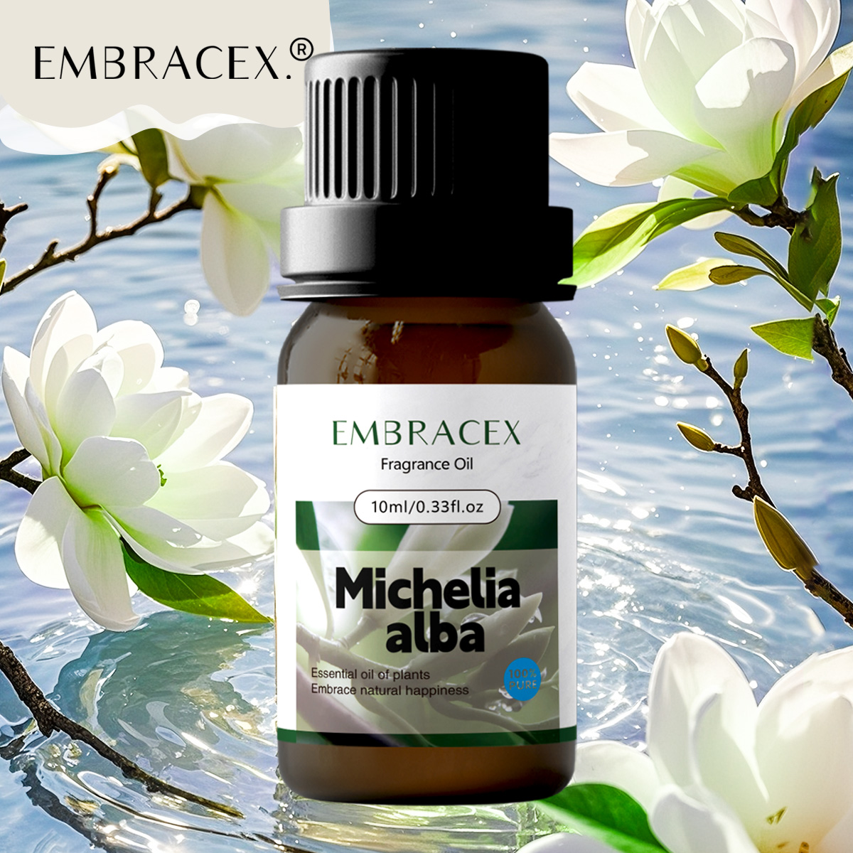 10ml Michelia alba Essential O - Perfume Fragrance Soap ulasan dan harga