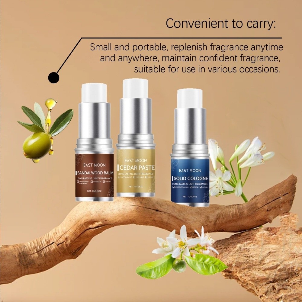Natural EAST MOON Solid Perfum - Cologne Solid Balm ulasan dan harga