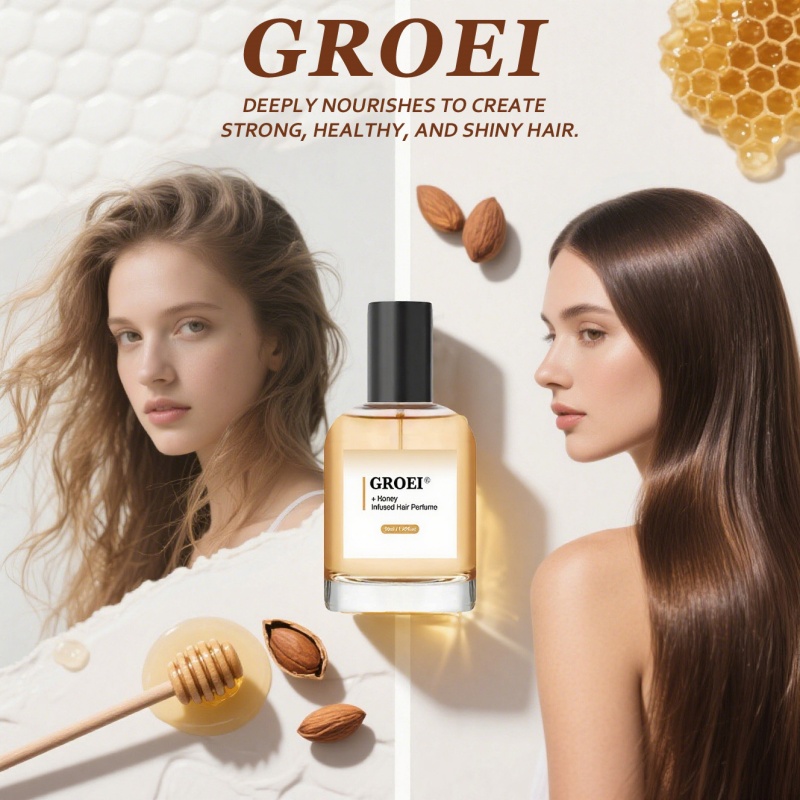GROEI Honey Hair Perfume Spray - Fragrance Perfume For Hair ulasan dan harga