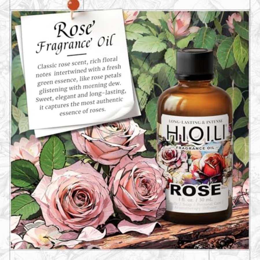 HIQILI Rose Fragrance Oil for  - Perfume Fragrance Soap ulasan dan harga