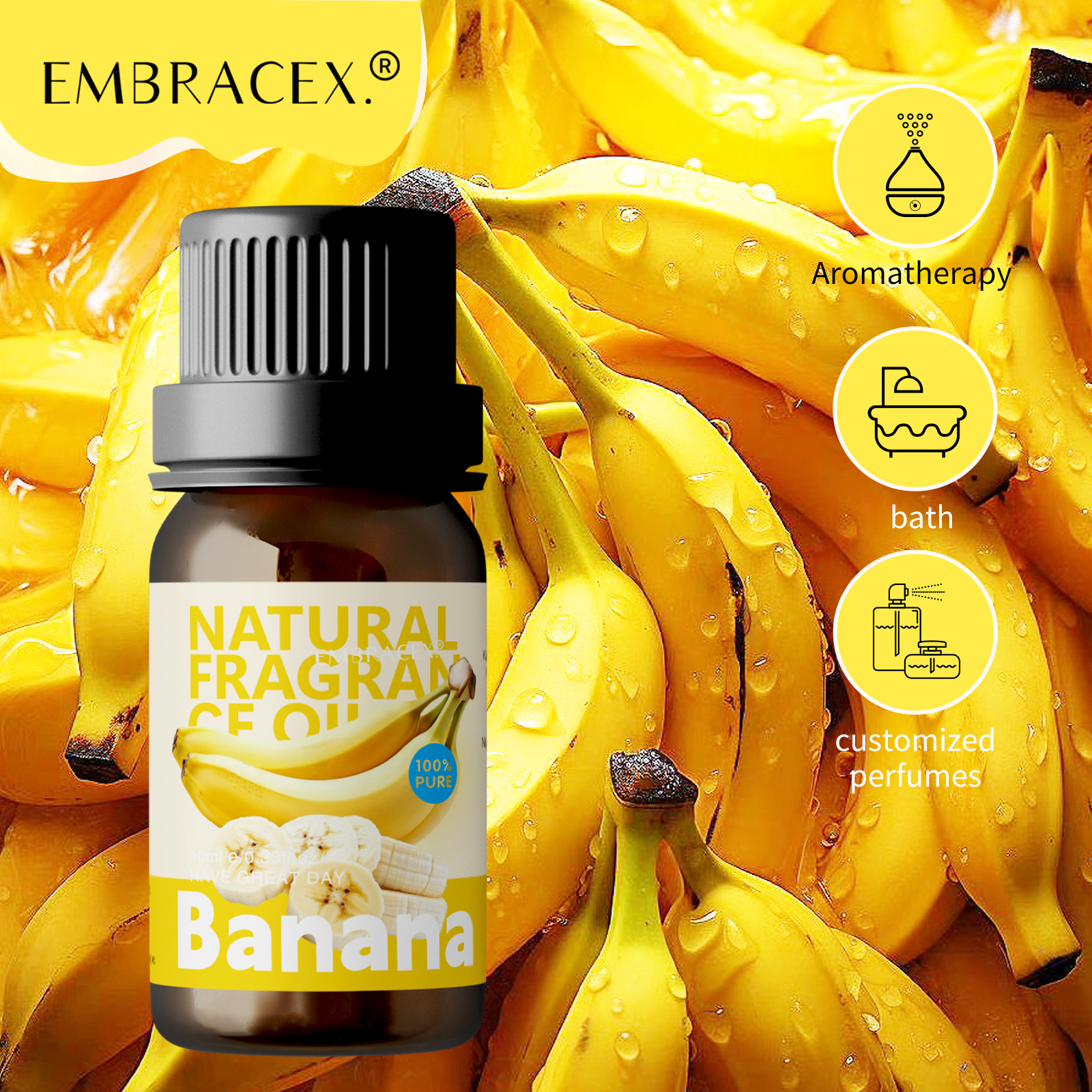 10ml Banana Perfume Oil Fragra - Perfume Fragrance Soap ulasan dan harga