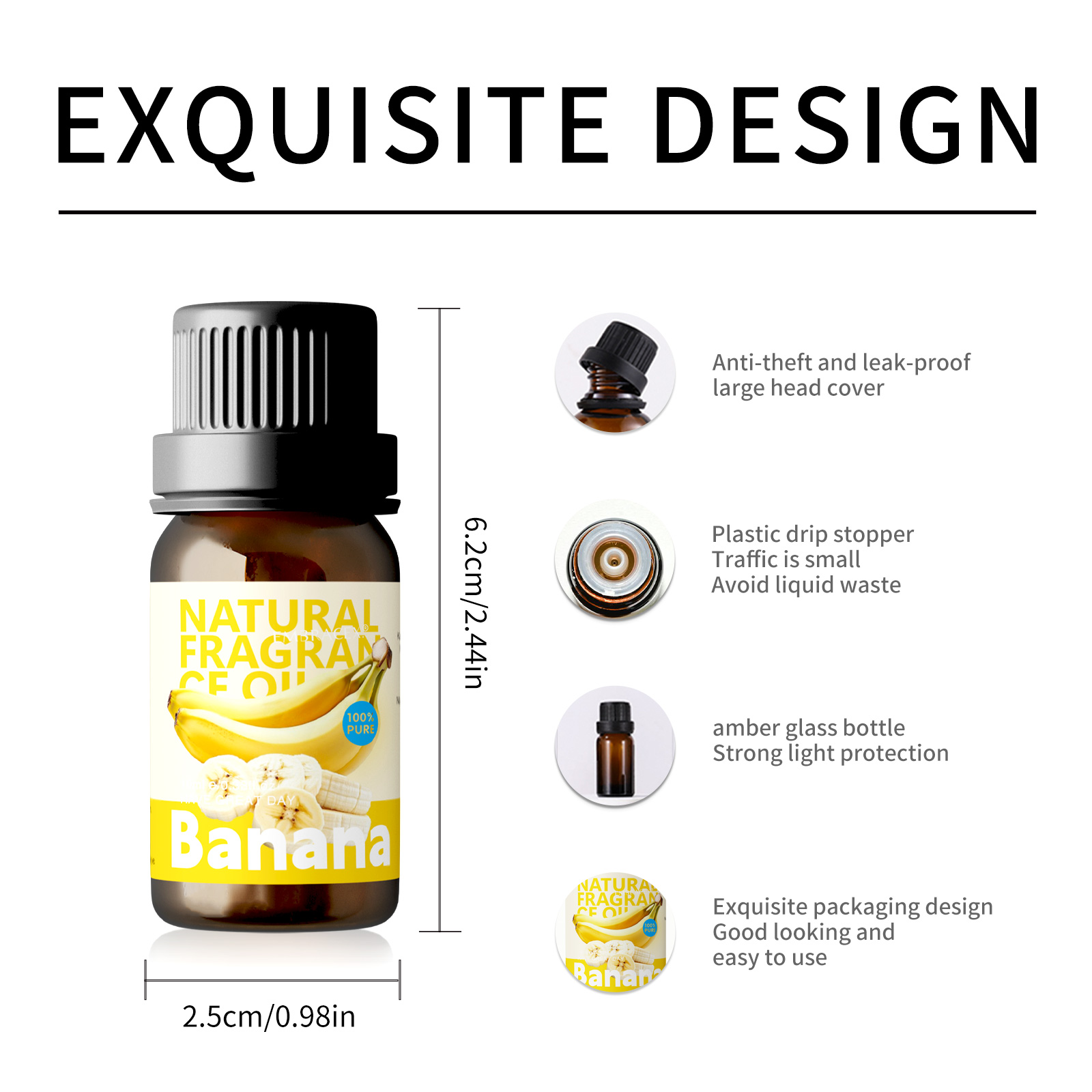 10ml Banana Perfume Oil Fragra - Perfume Fragrance Soap ulasan dan harga