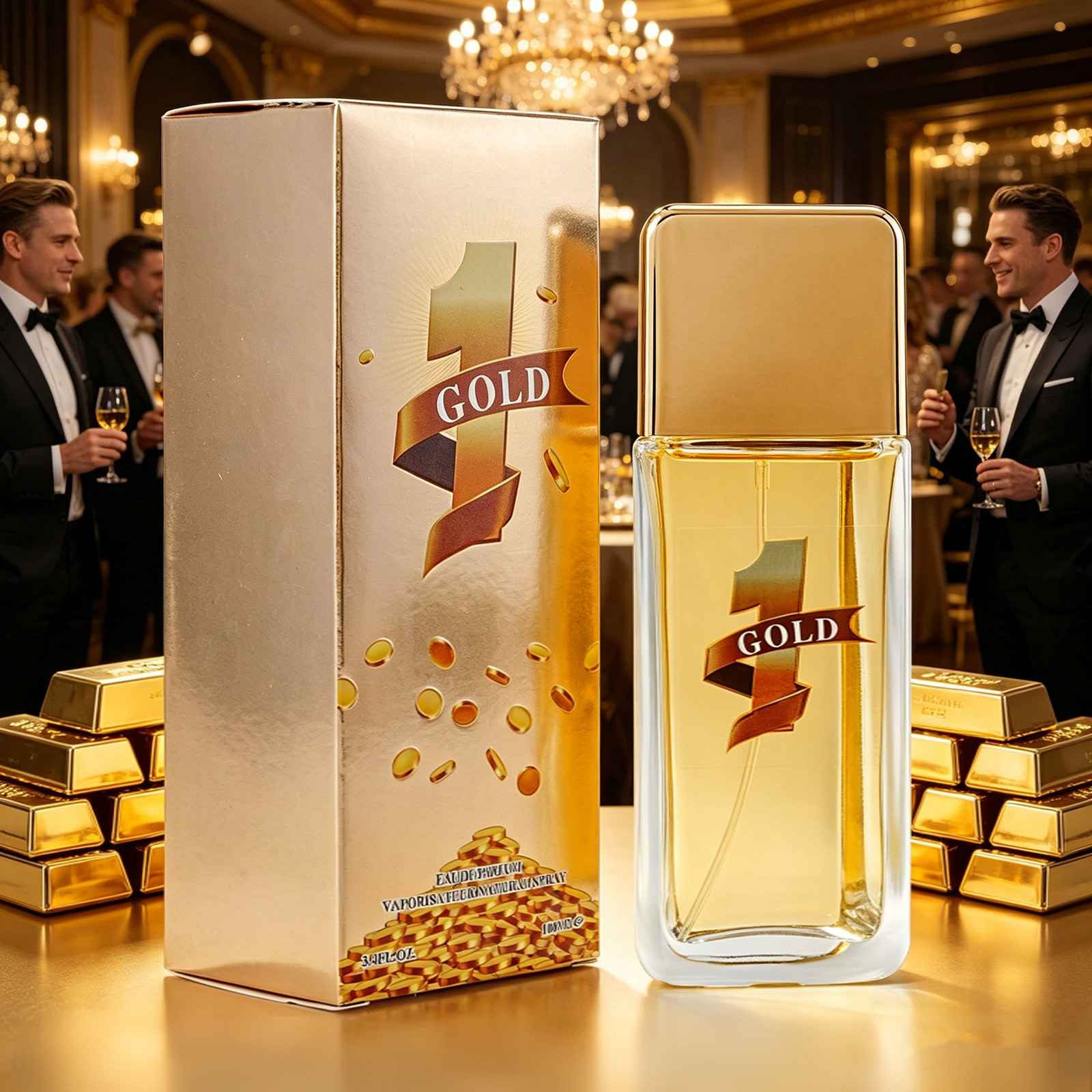 1 GOLD 100ml Men's Perfume EDP - Fragrance Cologne And Perfume ulasan dan harga